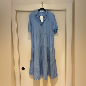 Mango Frill Cotton Dress - NWT